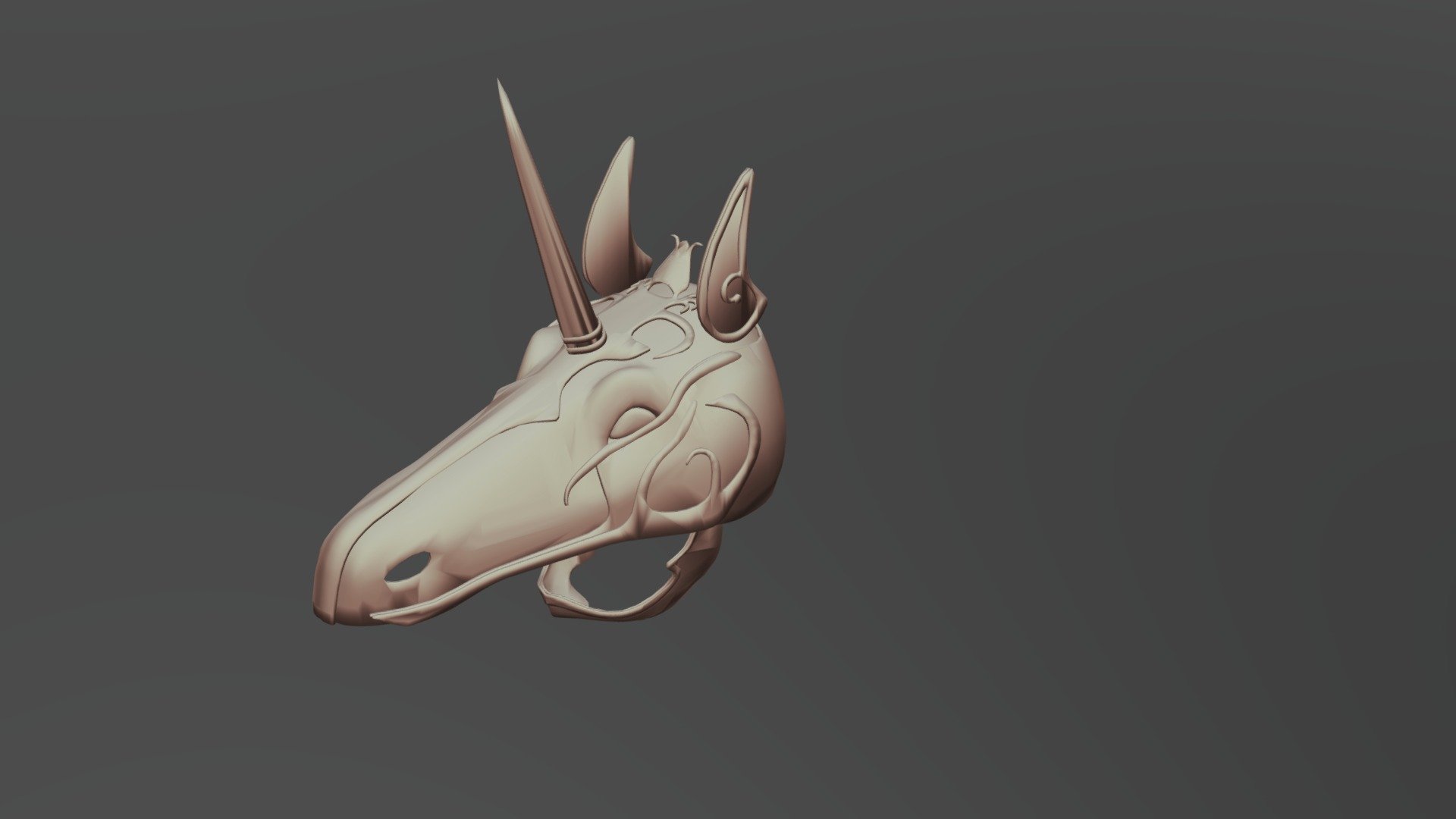 Unicorn Mask [Kingdom Hearts 3] [3D printable]