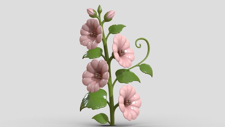 Munchkin Village Flowers — The Wizard of Oz 3D Model