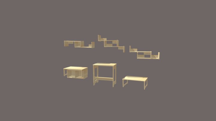 Home Office 3D Model