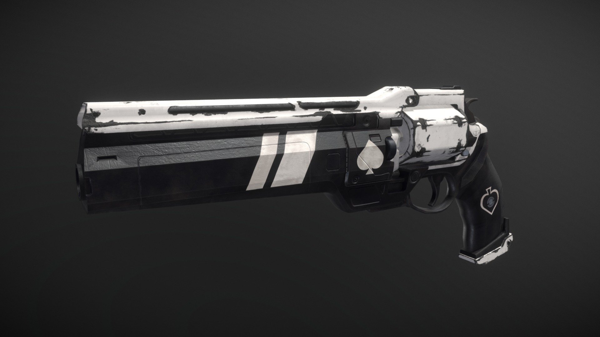 My personal take on the Ace of Spades exotic hand cannon from Destiny 1 &am...