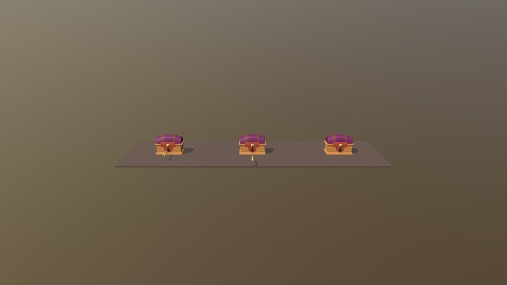 Chest Animations 3D Model