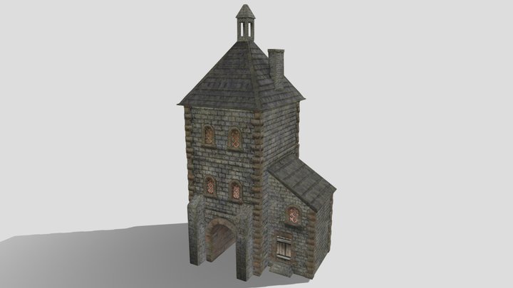 Medieval Watchtower 3D Model
