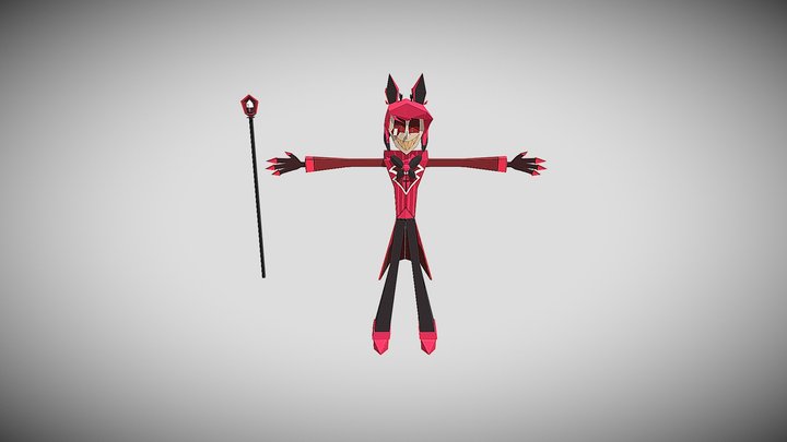 Alastor Low Poly 3D Model