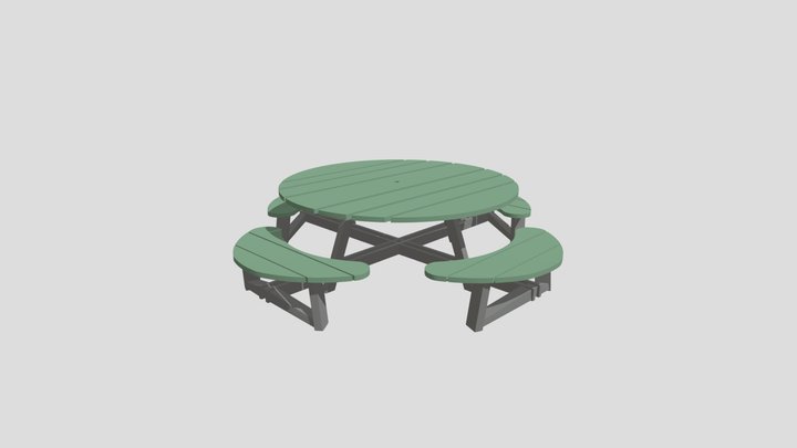 Park_bench 3D Model