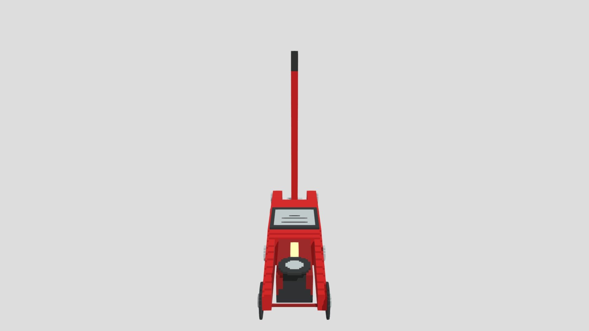 Cat for car - 3D pixelart
