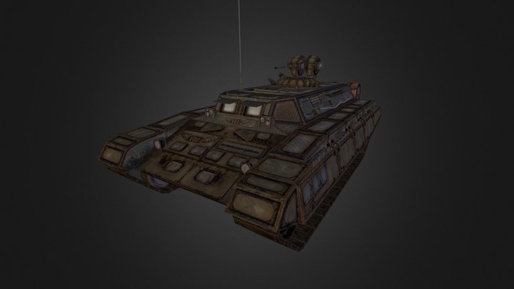 Infantry Tank - Game Model 3D Model