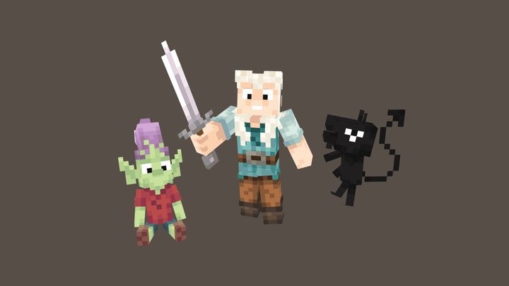 Minecraft Disenchantment 3D Model