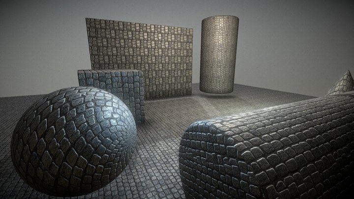 Cobblestone 2 | Texture Set (10) 3D Model