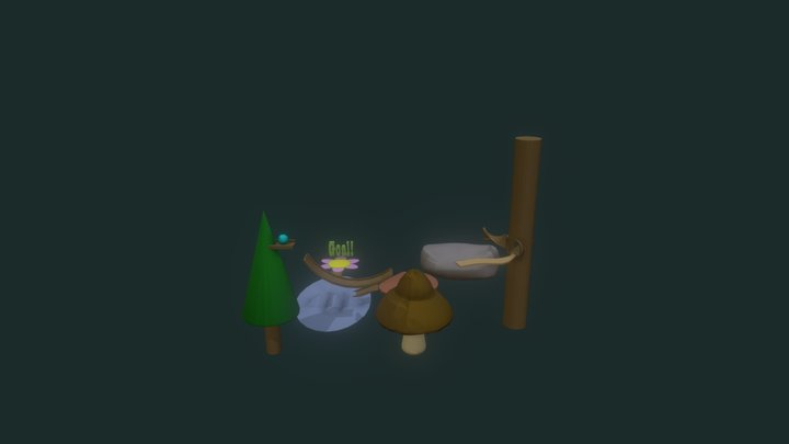Marble Madness: Forest Frustration 3D Model