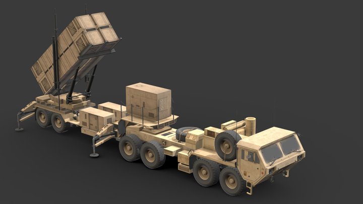 War Vehicle 3D Low-Poly # 5 3D Model