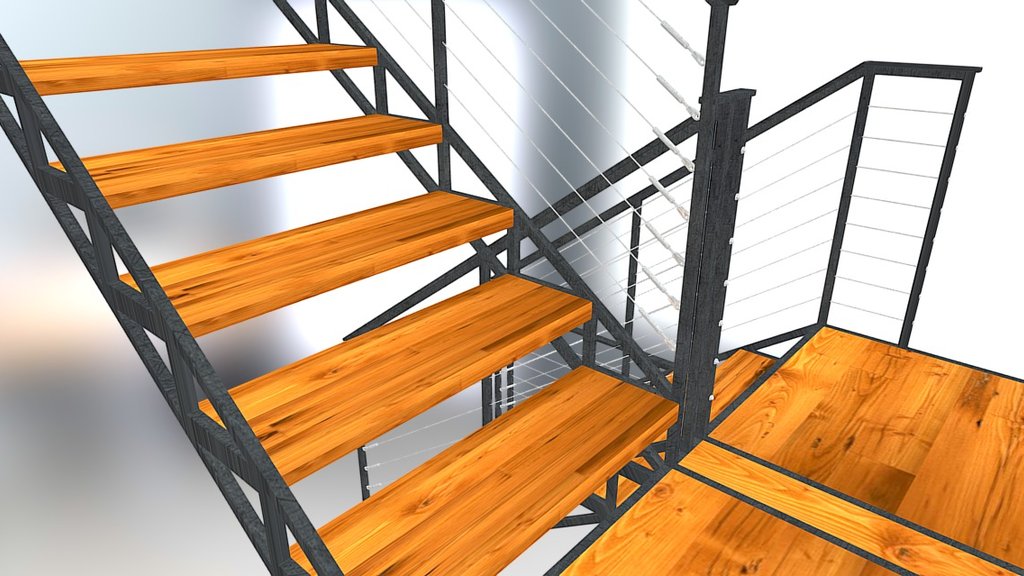 Hot Rolled Steel Stairs