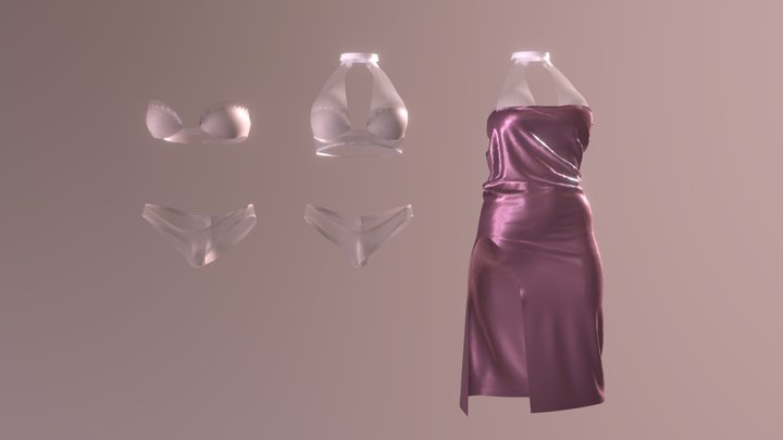 Fancy Dress 3D Model