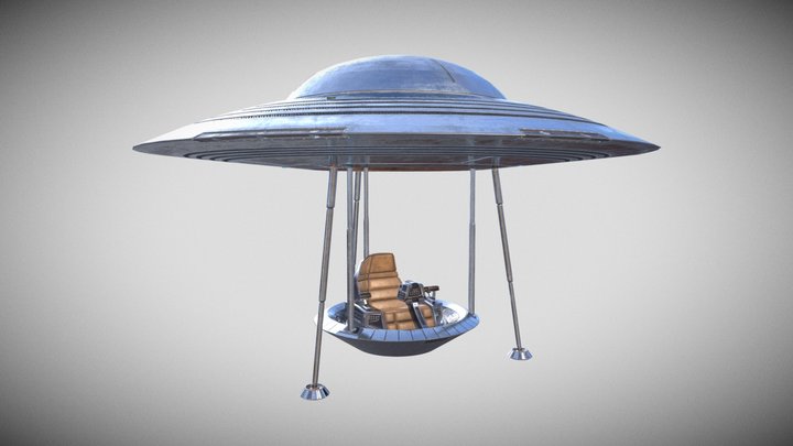 Timesplitters Rewind - Ufopia UFO 3D Model