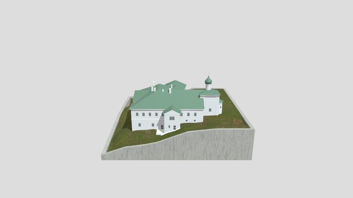 Никольский храм, 20 век 3D Model