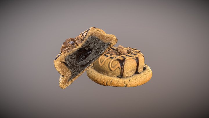 Cookie Ultra HD With Reflections Sample 3D Scan 3D Model