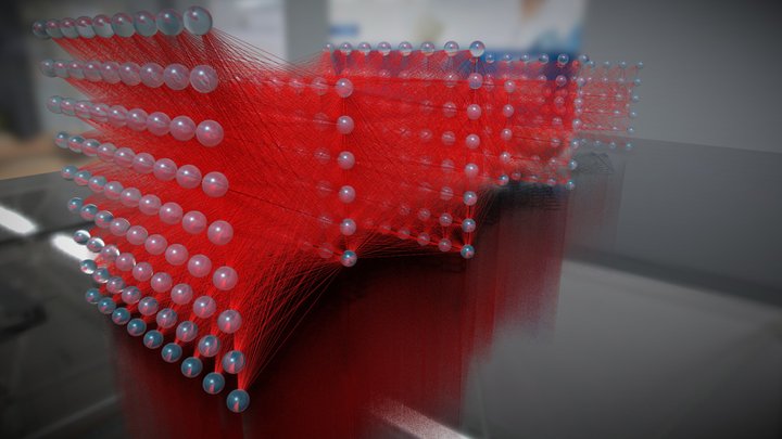 Artificial Neural Network (ANN) 3D Model