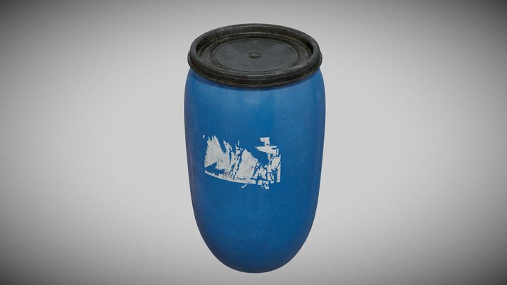 Plastic Barrel – Kostenloses 3D-Modell STL