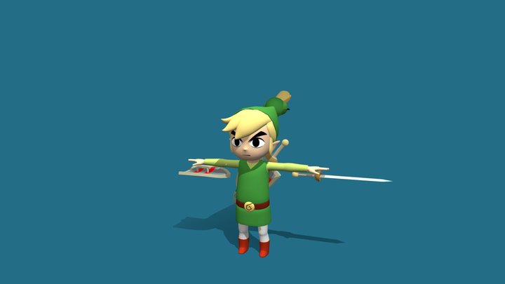 Minish Cap Link 3D Model