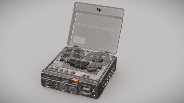 Sony TC-510-2 Tape Recorder 3D Model
