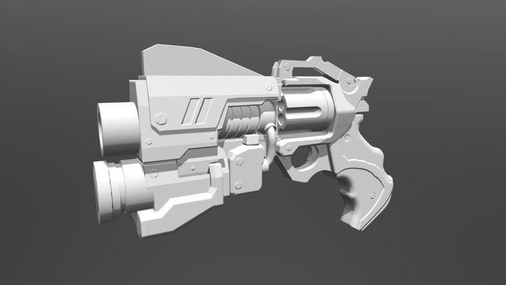 pistol_low 3D Model