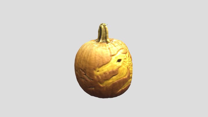 Dragon Pumpkin 3D Model