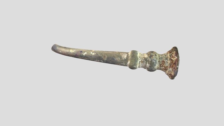 ESS-B68500 Post Medieval Hook 3D Model