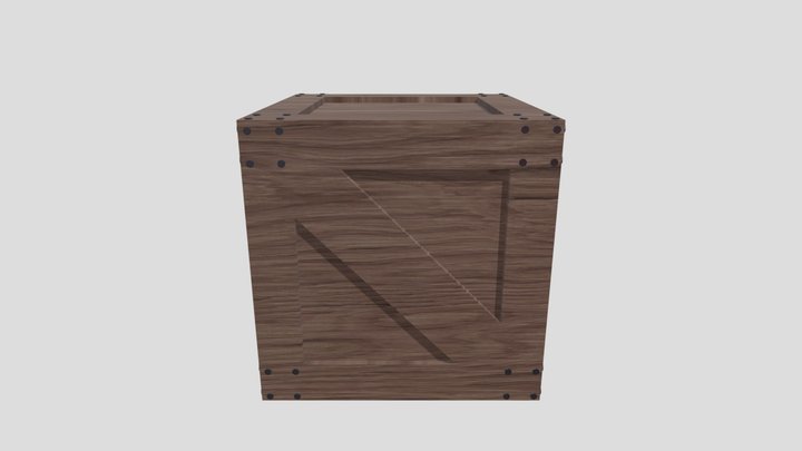 Crate 3D Model