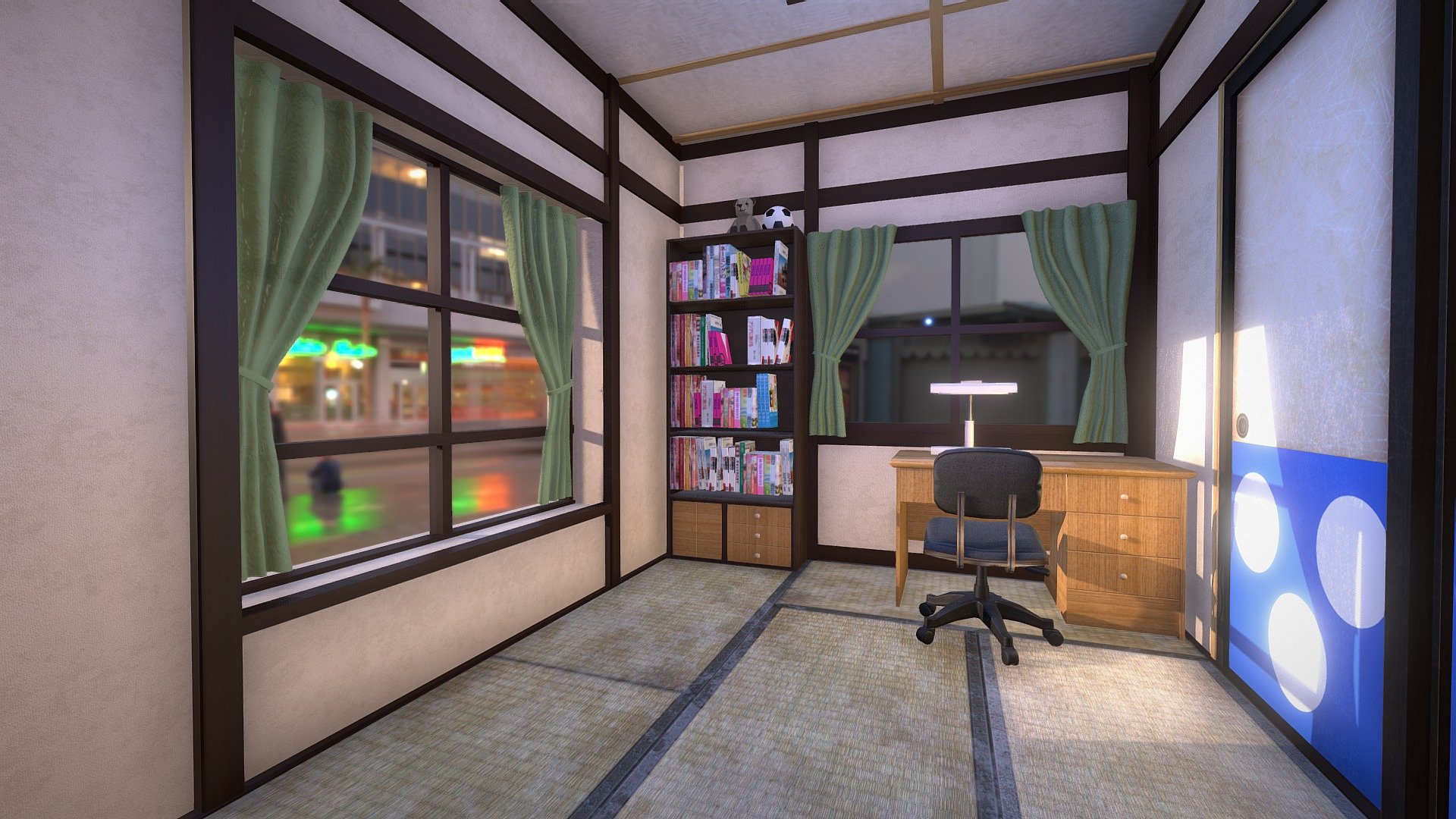 Nobita Room - Buy Royalty Free 3D model by animod [32b00ef] - Sketchfab ...