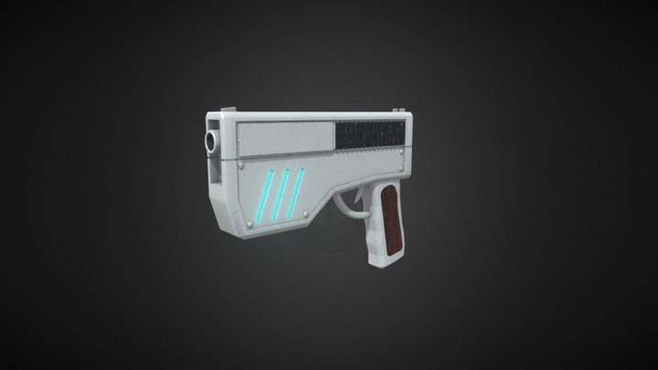 Scifi Gun 3D Model