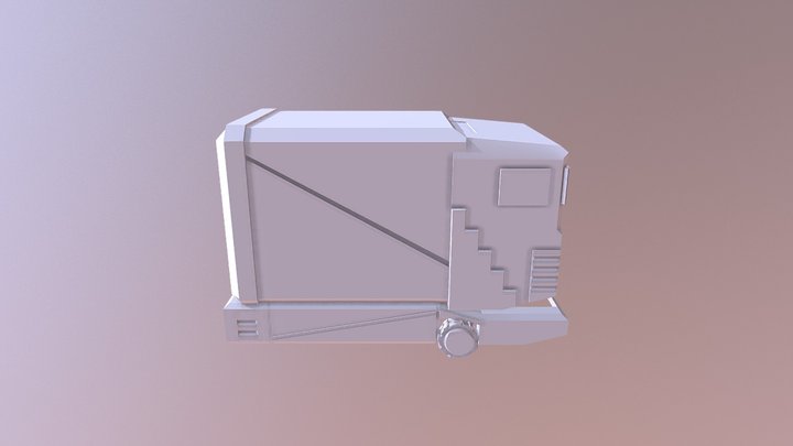 Trash Bot 3D Model