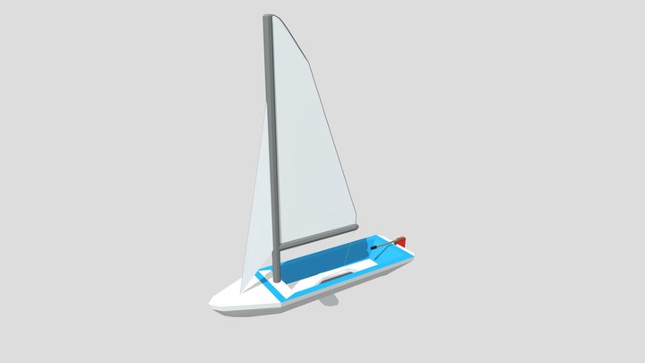 Small_sailboat 3D Model