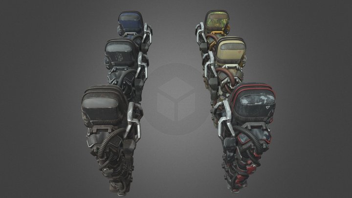 Экзоскелеты "Мул" и "Туз" STALCRAFT:X 3D Model