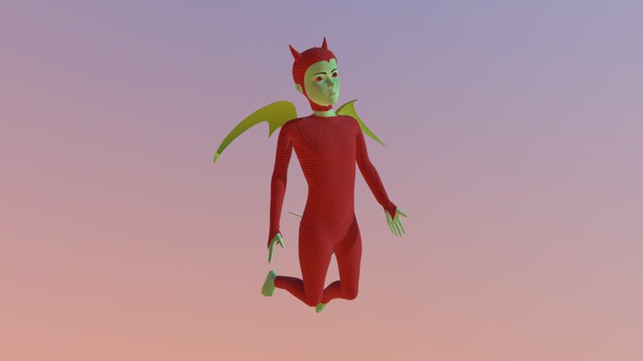 Le Petit Gentil Diable (Devil) 3D Model