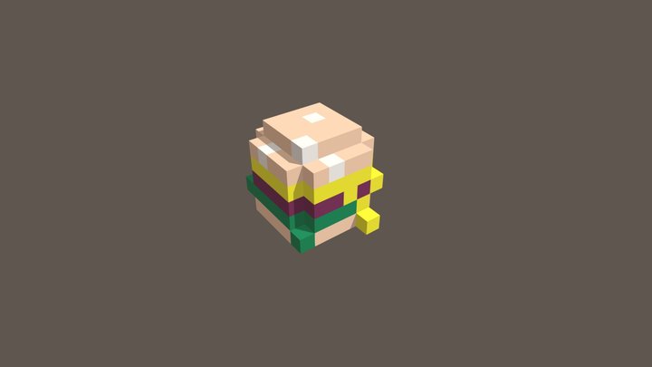 Pixel Dailies - Sandwich 3D Model