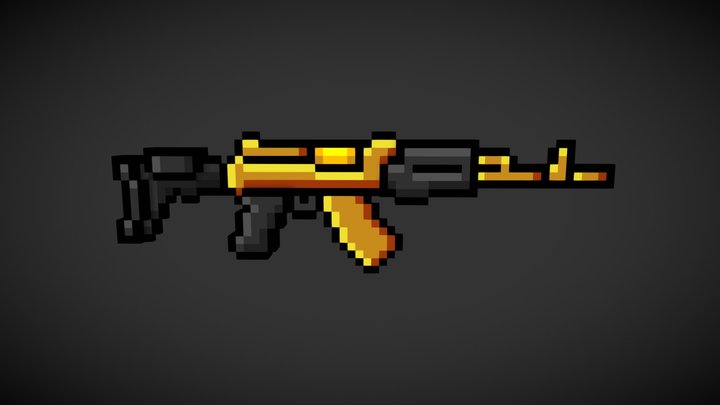 AK12(Gold) 3D Model