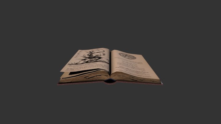 Occult Spelltome 3D Model