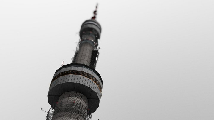 Kok Tobe TV Tower 3D Model