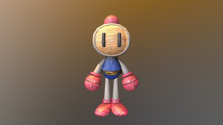 Bomberman-Toy 3D Model