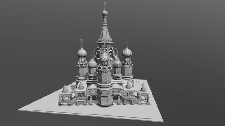 St. Basil's Cathedral 3D Model