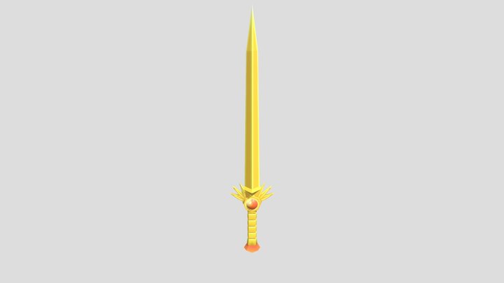 Sword_ Light Estoc 3D Model