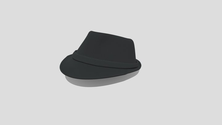 Hat - Fedora 3D Model