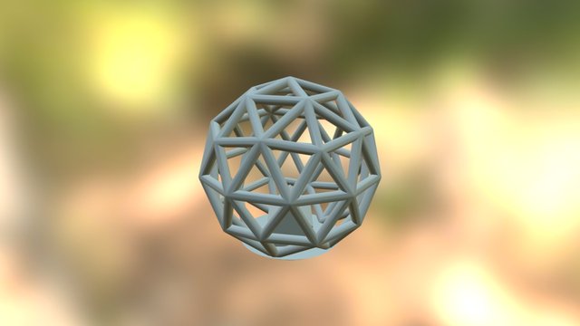 60mm domed habitat - almost a sphere 3D Model