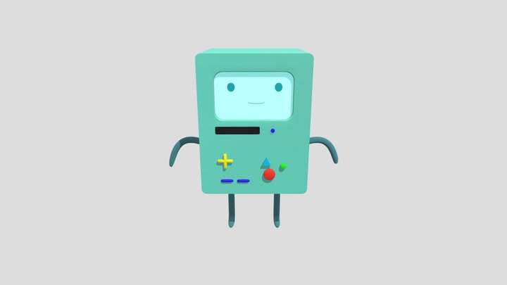 BMO: The Sweet Adventure Time Companion 🤖✨ 3D Model