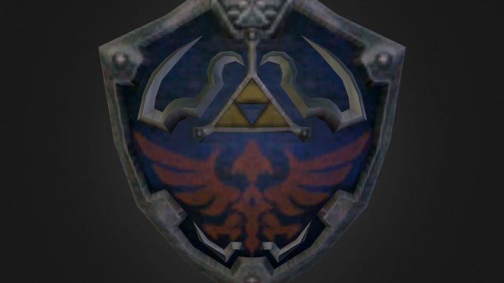 Hylian Shield 3D Model