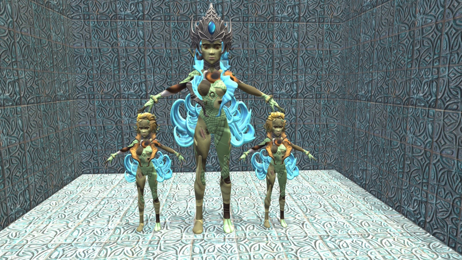 Sea Queen and Minions