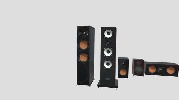 Titan Speaker Speakers 3D Model