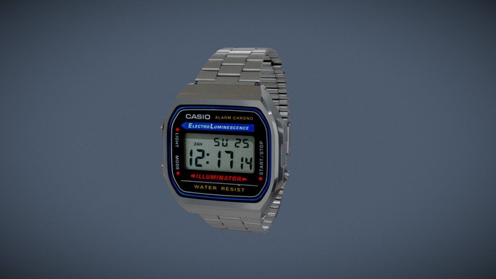 Casio a168 3D Model