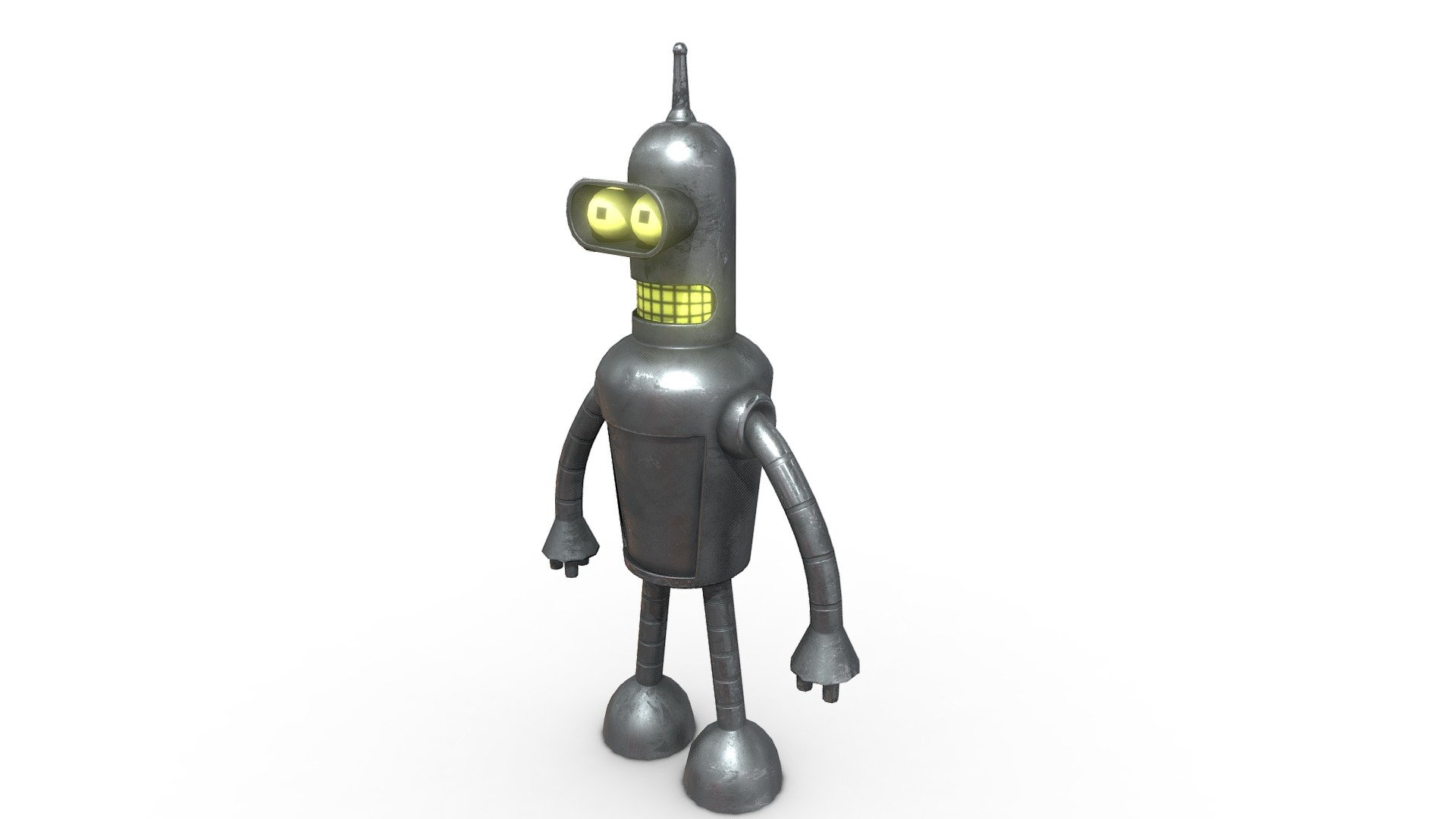 Bender 3d Model By Mentalakv [32b941b] Sketchfab