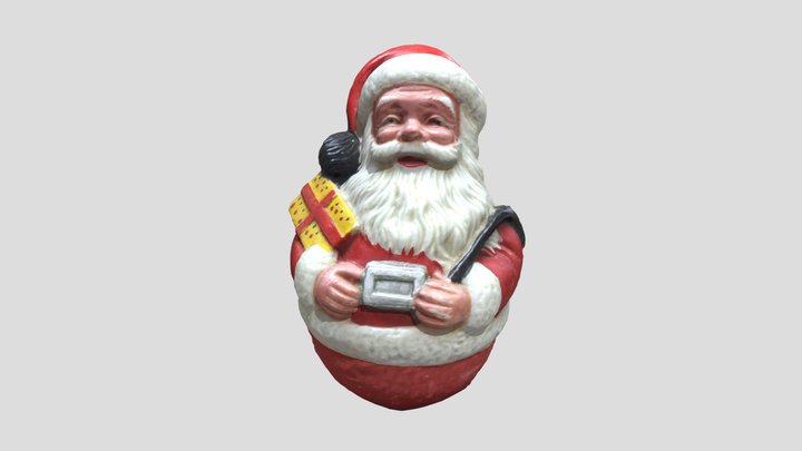 Antique Santa Clause 3D Model
