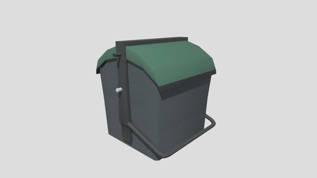 Organic recycling container